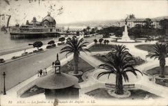 Nice - Gardens and the Walk of the English - CPA