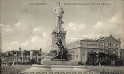Cannes - Monument Edouard VII - the Casino - CPA