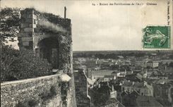 Dreux CPA Ruins of the fortifications of the old castle