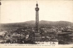 Lyon - Metallumdrehung von Fourviere - CPA