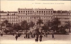 Toulon - Place of Freedom - the Large Hotel - CPA