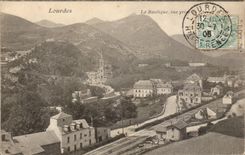 Lourdes - the Basilica - CPA