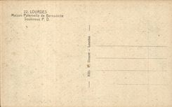 Lourdes - Paternal House of Bernadette - CPA