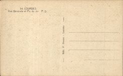 Lourdes - View and Peak of Jer - CPA