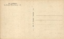 Lourdes - the Miraculous Cave - CPA