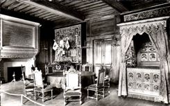 Pau - das Schloss - Raum hat Coucher von Henri IV - CPA