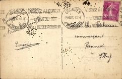 Lourdes - the Basilica - Peak of Jer - sheep - sheep - CPA