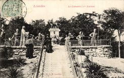 Lourdes - the Martyrdom - I Re Station - CPA