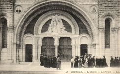 Lourdes - Rosary - Gate - CPA