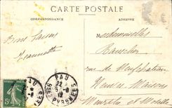 Pau - die Kette der Pyrenees - CPA