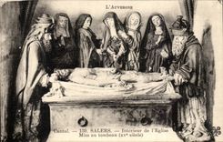 CPA Interior Salers of the church Put at the tomb