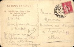 CPA Borough Church of Husks Marital correction Detail of the stalls