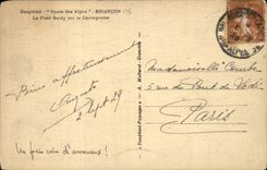 Dauphine CPA Briançon die Baldy Brucke auf Cerveyrette