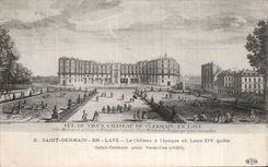 CPA Saint Germain im Bush-Hammer das Schloss zu der Zeit Louis XIV