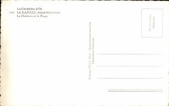 CPSM Napoule das Schloss und der Strand