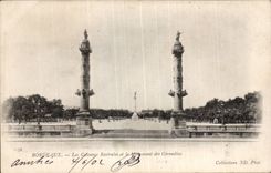 CPA Bordeaux die Spalten rostrales und das Denkmal von Gironde eine
