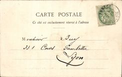 CPA Aix les Bains Lake of Le Bourget Tooth of the cat