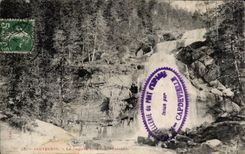 CPA Cauterets die Kaskade der Brucke von Spanien