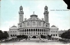CPA Paris Palate of Trocadero