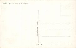 CPA Italy Italia Roma Basilica di S Pietro