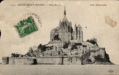 CPA Mont Saint Michel Dimension Is