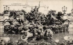 CPA Bordeaux-Denkmal von Gironde eine