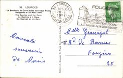 CPSM Lourdes the basilica