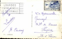 CPSM With the cave of Lourdes