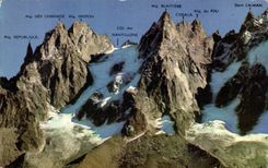 CPSM country of the Mount Blanc