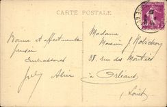 CPA palate of Fontainebleau Chambre has to sleep of Marie Antoinette