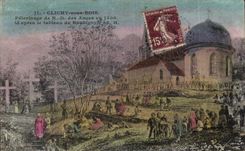 CPA Clichy under Wood pilgrimage of ND of the angels veers 1806 according to a table of Daubigny