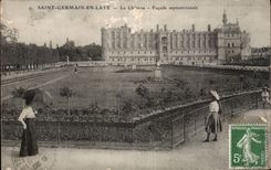 CPA Saint Germain in Bush hammer the castle septentrional Frontage