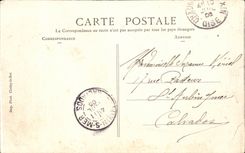 CPA Chaumont in Vexin the church