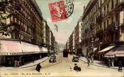 CPA Lyon Street of the Republic