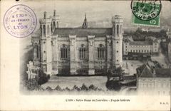 CPA Lyon Notre Dame de Fourviere Side wall