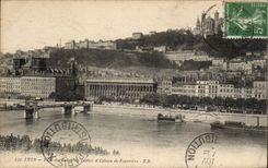 CPA Lyon Bridge of the law courts and slope of Fourviere