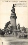CPA Lyon Places Carnot Statue of the Republic
