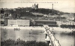 CPA Lyon Bridge of the law courts and slope of Fourviere