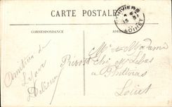 CPA Lyon Bridge of Guillotiere the hotel God and the slope of Fourviere