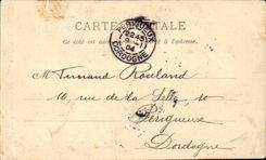 Loaches CPA Town hall and the Picois door