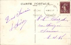 CPA Orleans Public garden Albert 1st Hotel of Berry Street of the Republic