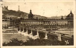 Lyon CPA the bridge of Guillotiere