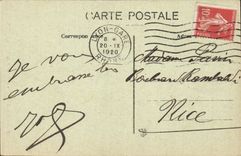 Lyon CPA Statue of the man of the rock