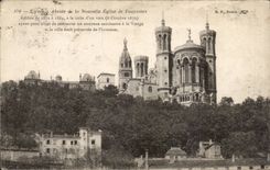 Lyon CPA Apse of the new church of Fourviere