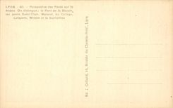 Lyon CPA View of the bridges on the Rhone