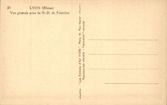 Nd Lyon CPA View taken of Fourviere