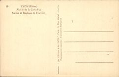 Lyon CPA Apse of the cathedral Hill and basilica of Fourviere