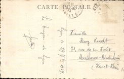 Lyon CPA Street and place of the Republic the Monument and Street President Carnot