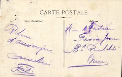 Ansicht Nimes-CPA des Brunnens