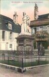 CPA Bourges Statue of Jacques Heart